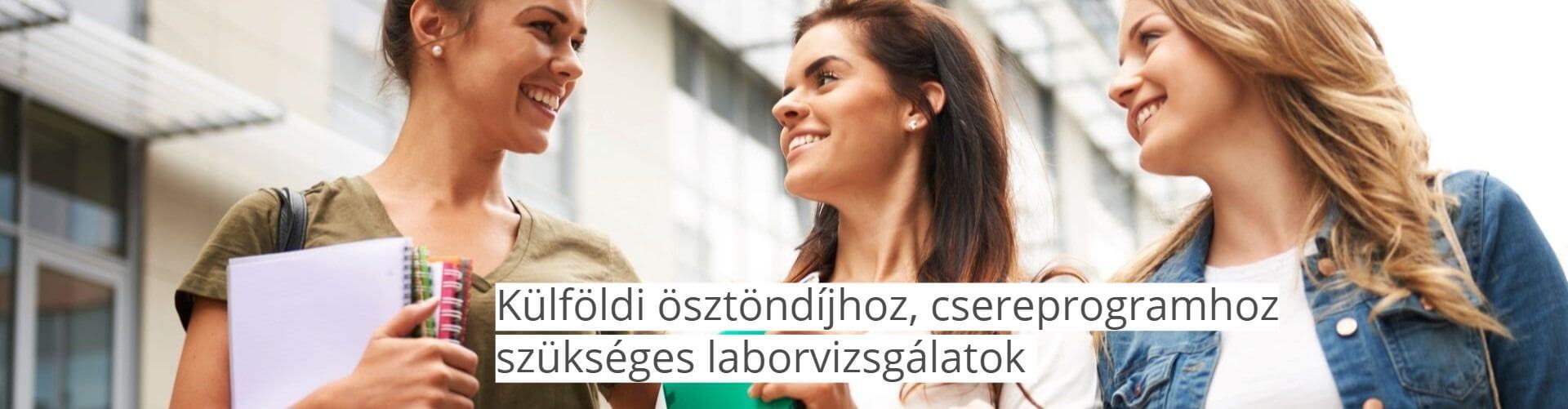 Külföldi ösztöndíjhoz, csereprogramhoz szükséges laborvizsgálatok
